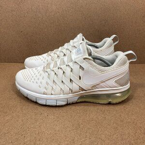 Nike Mens Fingertrap Air Max White Woven Training Shoes Size 11.5